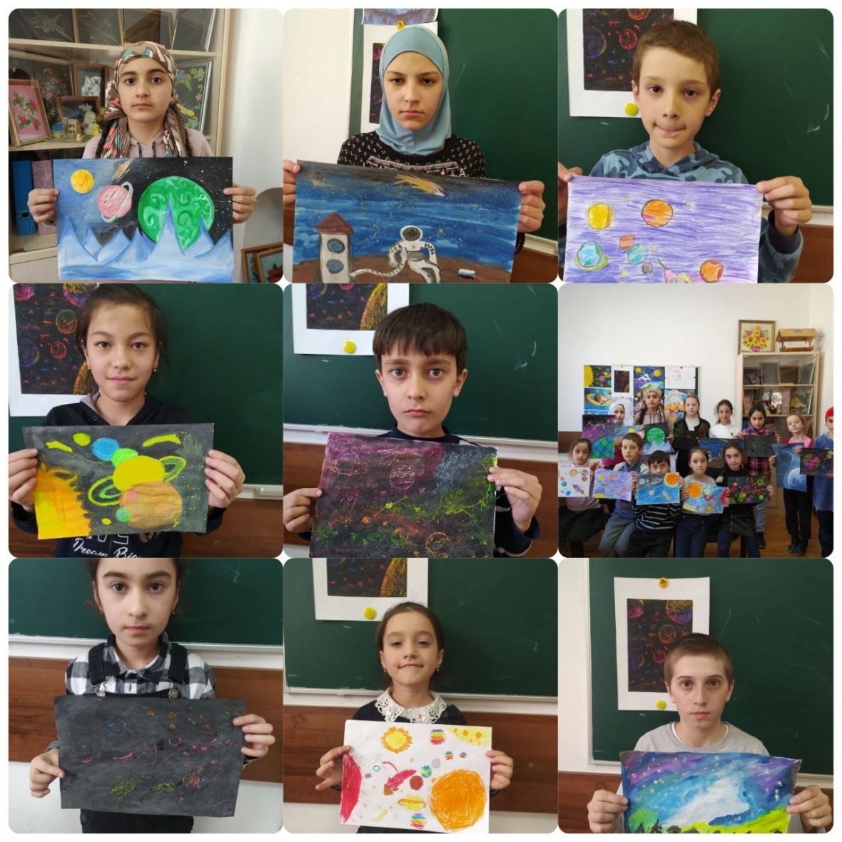 Ко Дню космонавтики в центре дополнительного образования прошла выставка