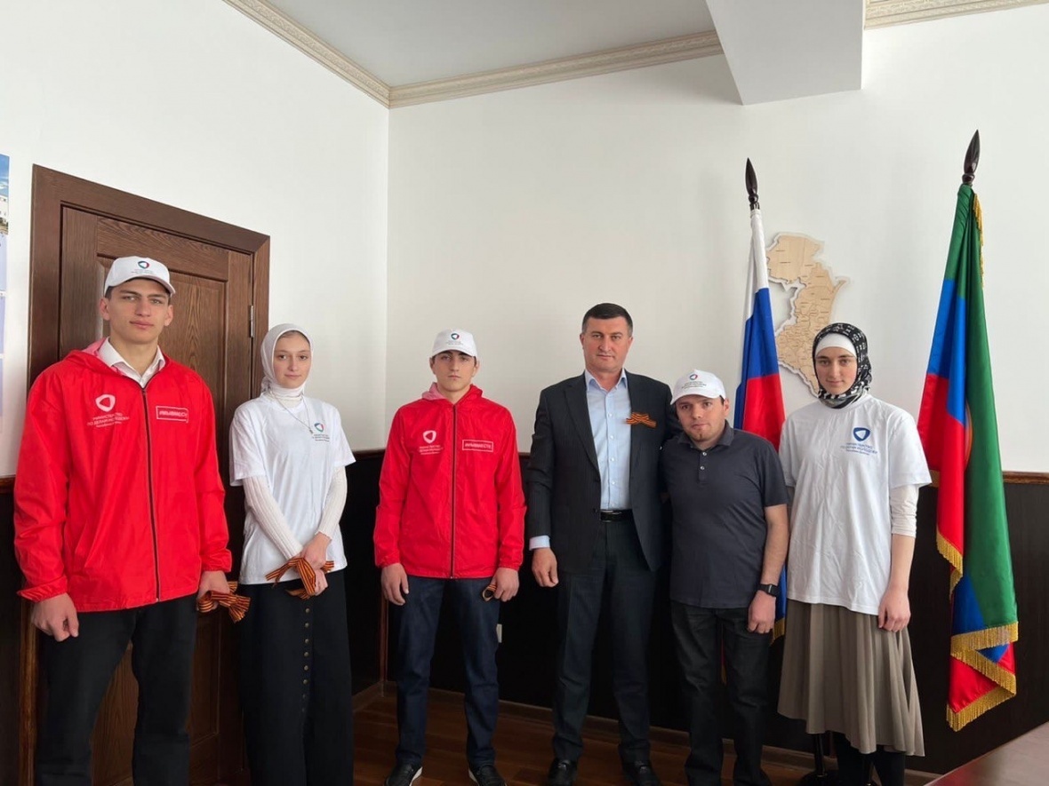 Акцию «Георгиевская ленточка» провели в районе