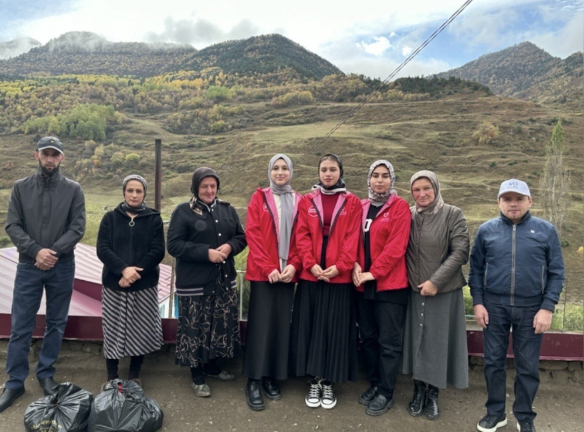 Семьям военнослужащих раздали продуктовые наборы