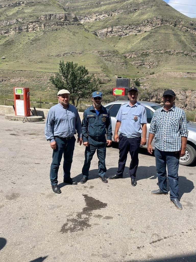 Сегодня в Чародинском районе проведены проверки автозаправочных станций на соответствие требованиям пожарной безопасности