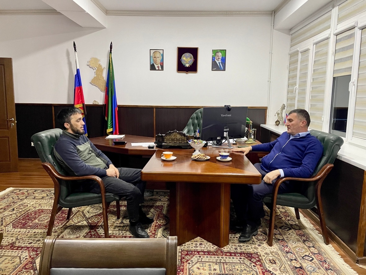 Мухидин Магомедов встретился с участником СВО Магомедом Магомедовым