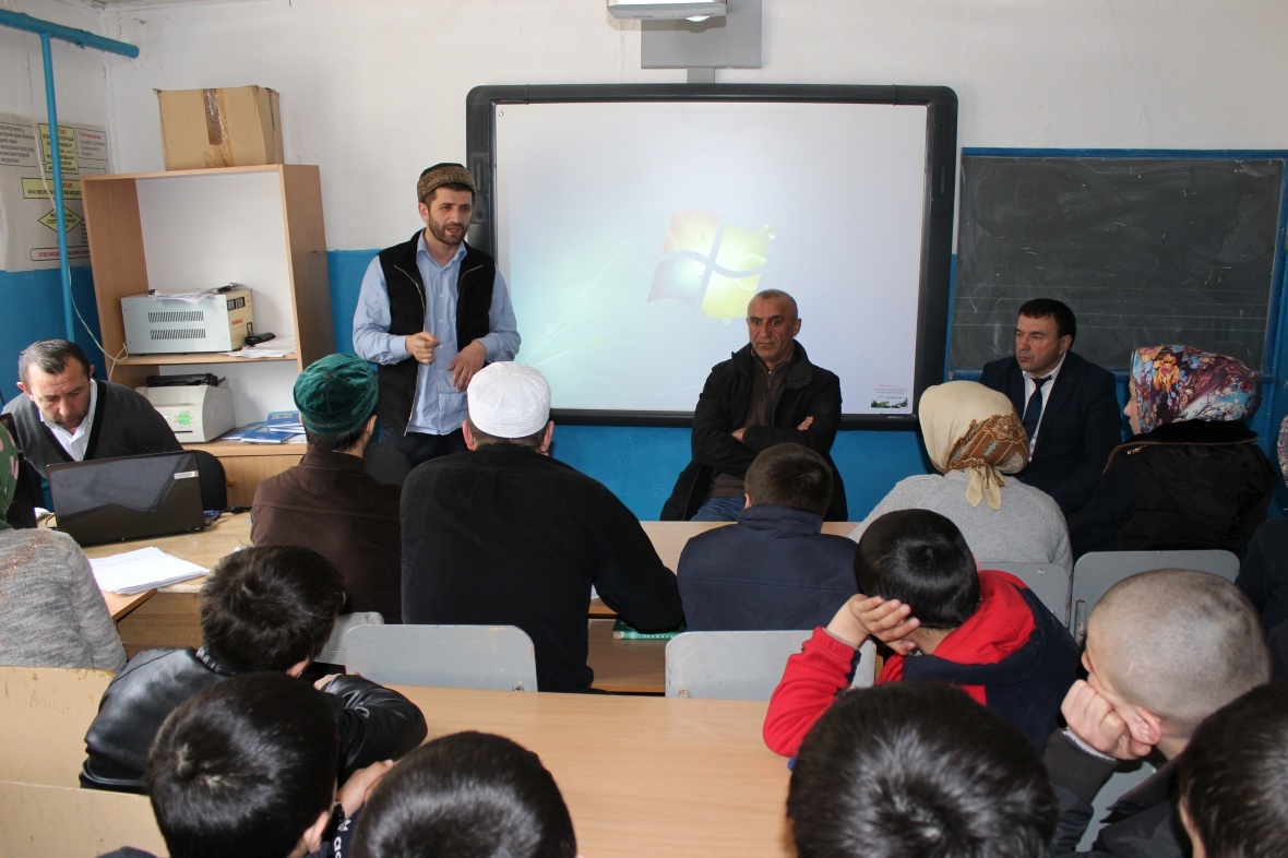 2 марта представители Администрации и духовенства МО «Чародинский район» приняли участие на собрании старшеклассников в МКОУ «Арчибская СОШ» и МКОУ «Дусрахская СОШ»