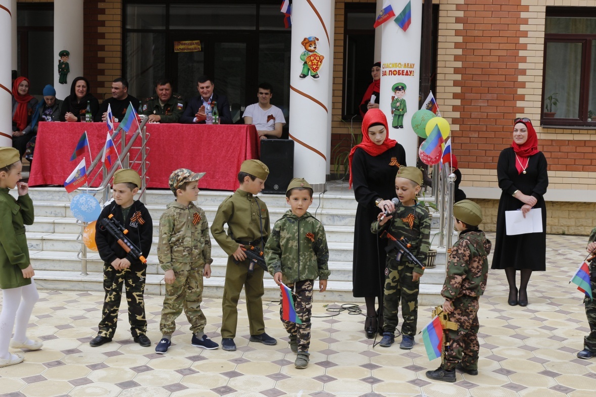 В садике села Цуриб торжественно отметили праздник Великой Победы