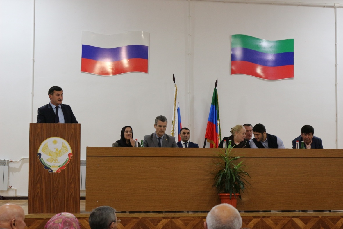 11 мая в селе Цуриб состоялась встреча Татьяны Гамалей с активом района