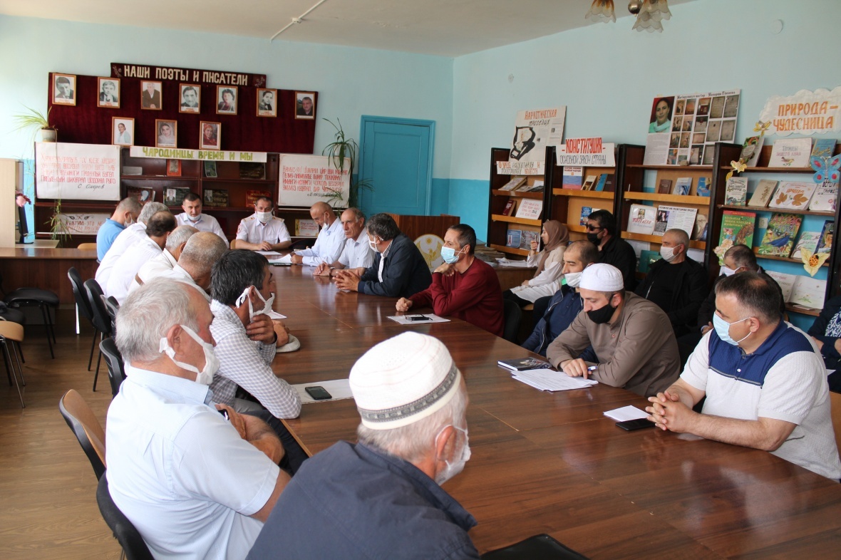Очередное заседание АТК состоялось в Чародинском районе