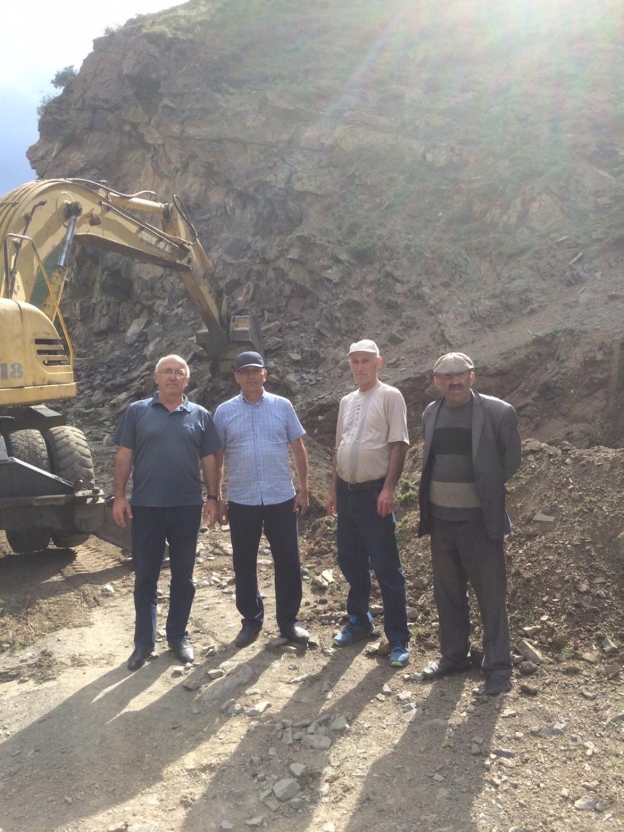 Работа по ремонту дорог в направлении Гилиб-Ритляб идёт полным ходом