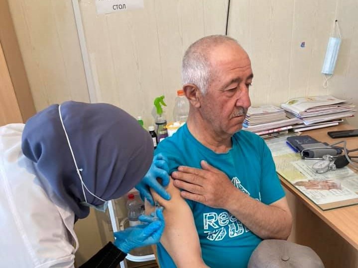 В районе проводят выездную форму вакцинации от COVID-19