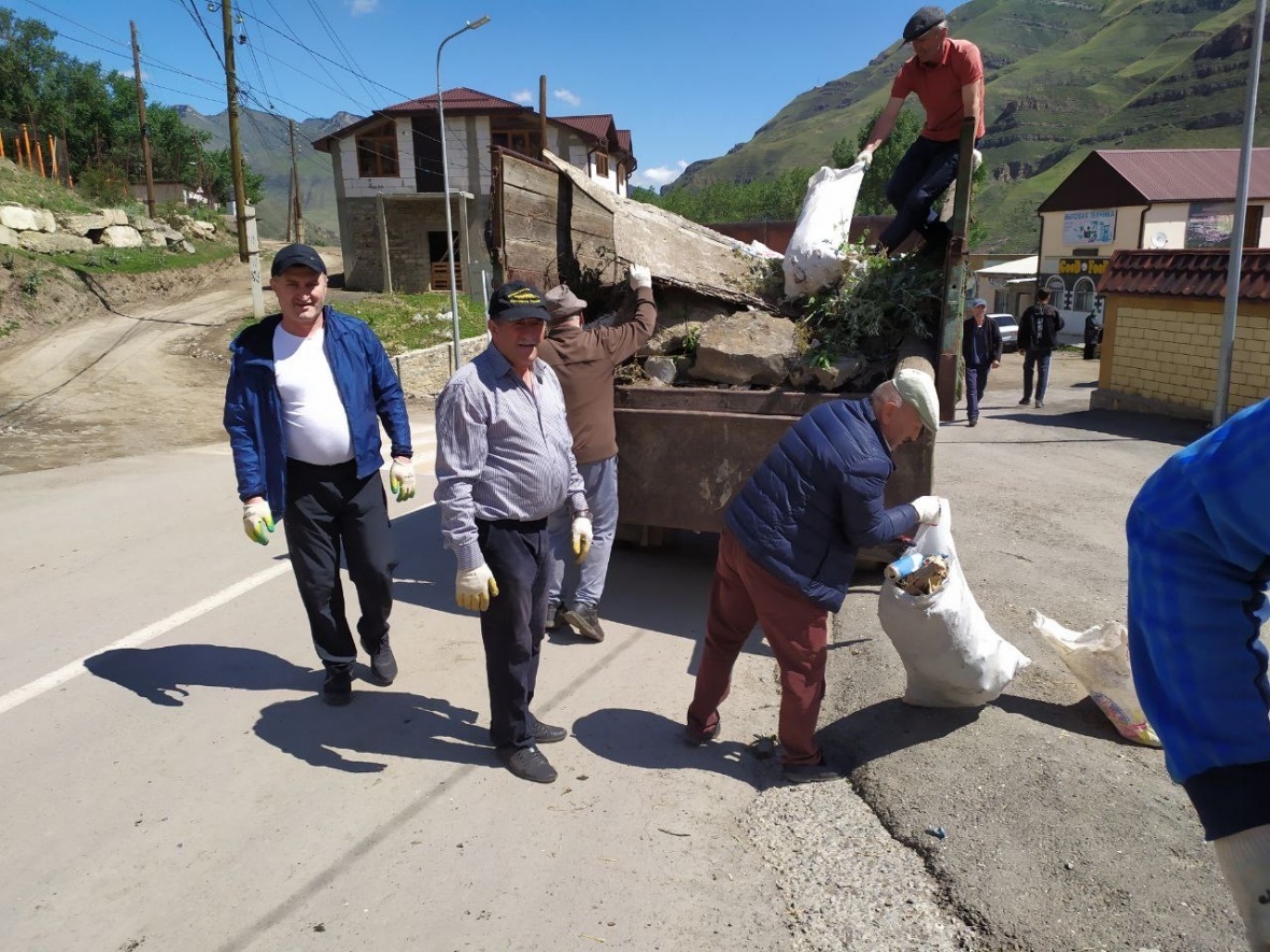 В Цурибе провели большой субботник